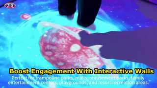 Immersive Trampoline Projection Games